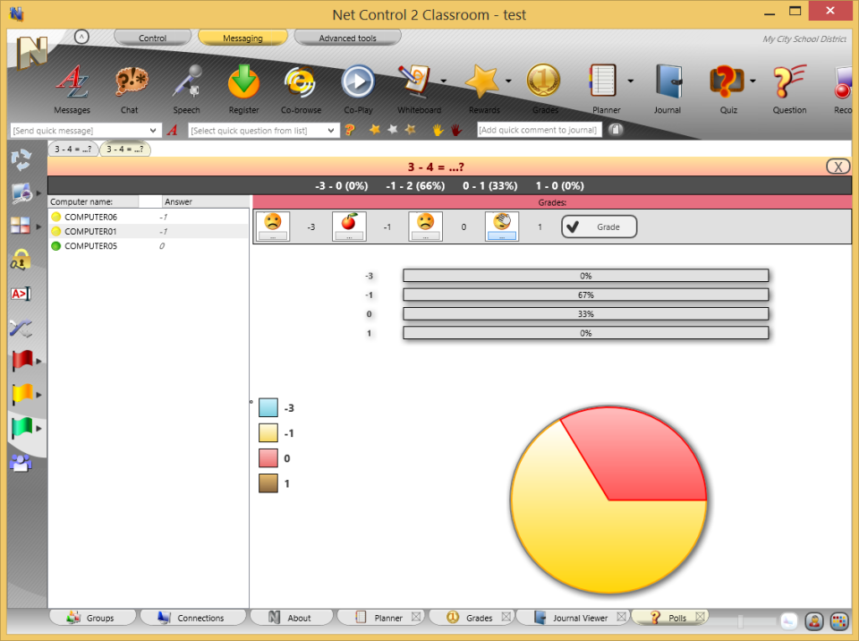 screenshot of Net Control 2 - Classroom